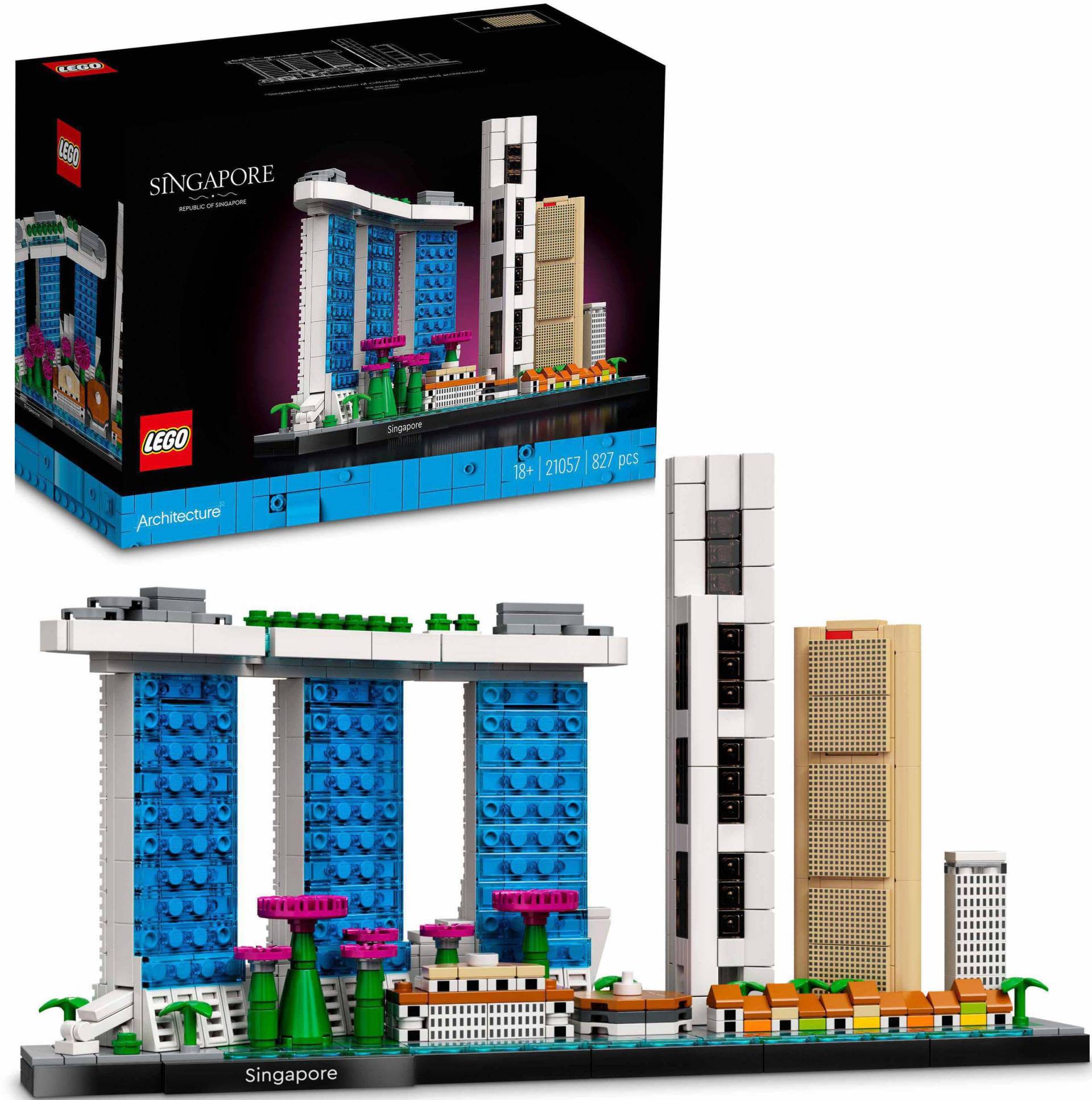 LEGO® Konstruktionsspielsteine »Singapur (21057), LEGO® Architecture«, (827 St.) von lego®