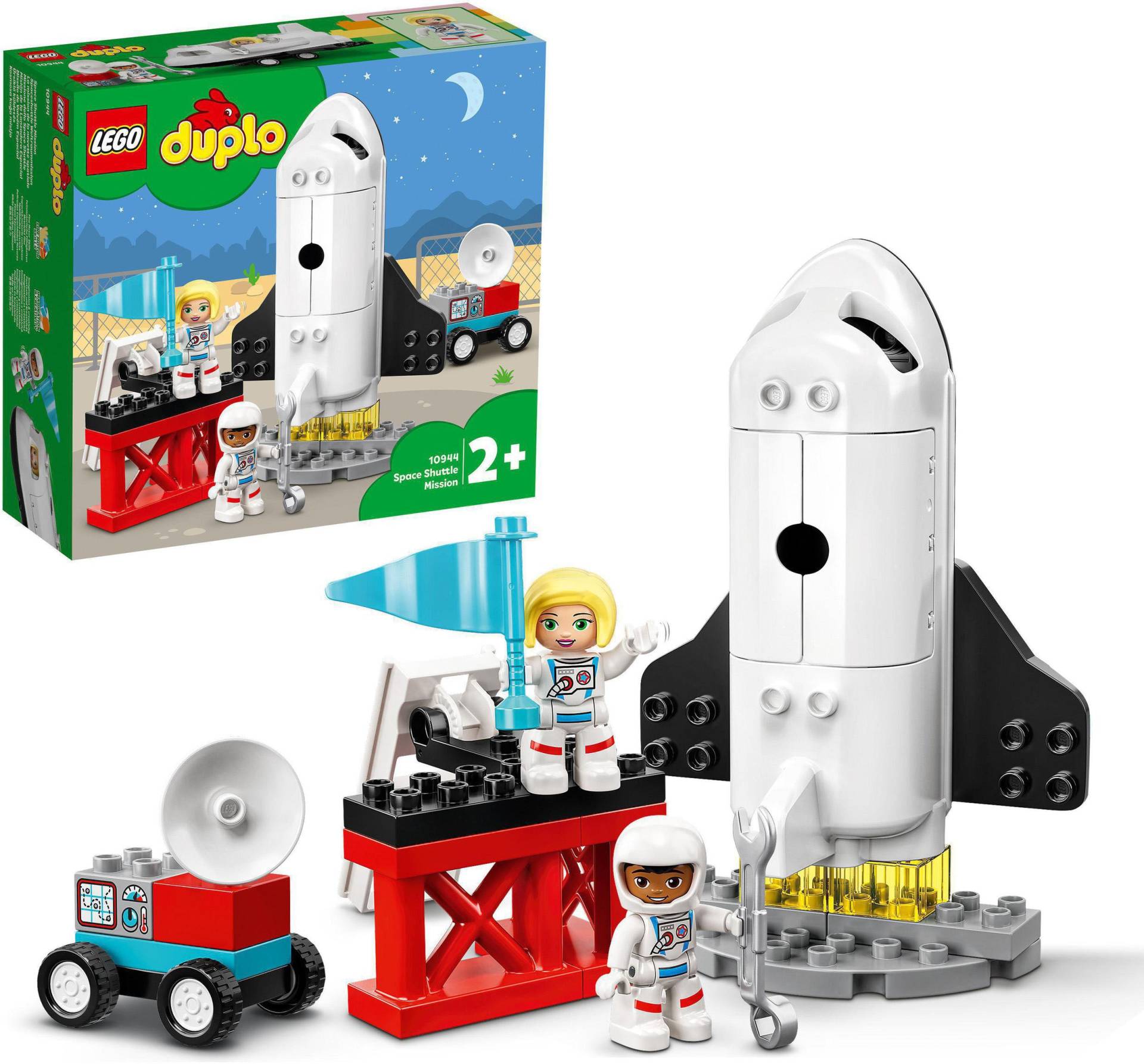 LEGO® Konstruktionsspielsteine »Spaceshuttle Weltraummission (10944), LEGO® DUPLO® Town«, (23 St.), Made in Europe von lego®