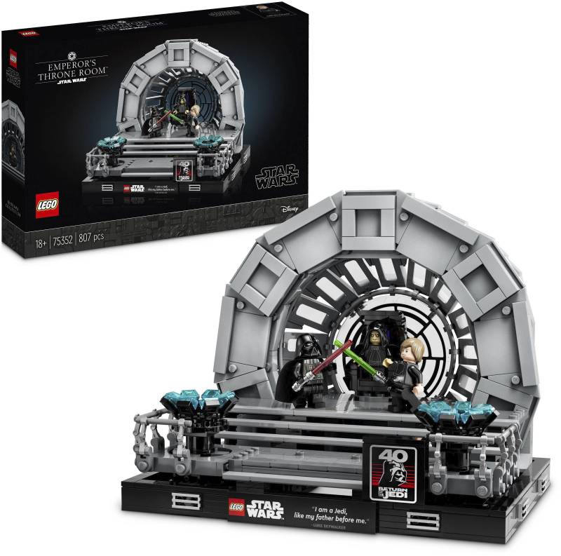 LEGO® Konstruktionsspielsteine »Thronsaal des Imperators – Diorama (75352), LEGO® Star Wars™«, (807 St.) von lego®