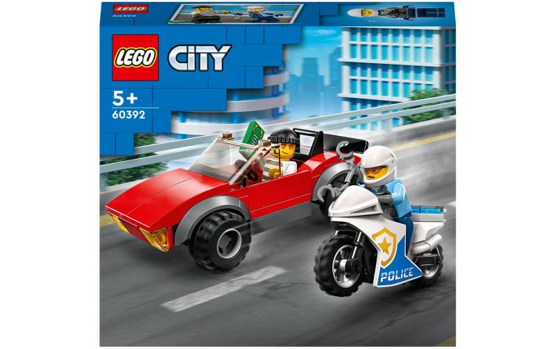 LEGO® Konstruktionsspielsteine »Verfolgungsjagd mit Polizeimotorrad«, (59 St.) von lego®