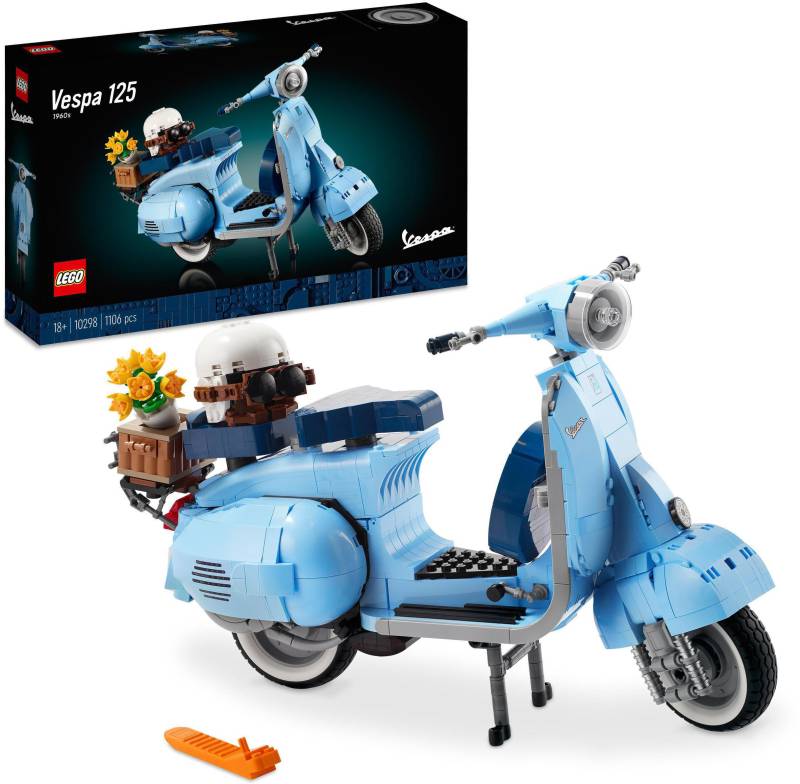 LEGO® Konstruktionsspielsteine »Vespa 125 (10298), LEGO® Creator Expert«, (1106 St.), Made in Europe von lego®