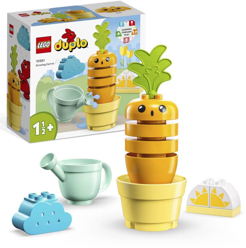 LEGO® Konstruktionsspielsteine »Wachsende Karotte (10981), LEGO® DUPLO My First«, (11 St.) von lego®