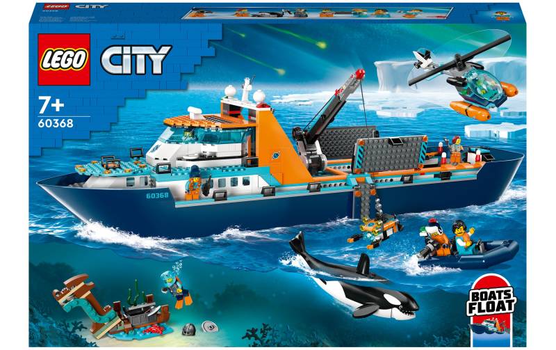 LEGO® Spielbausteine »City Arktis-Forschungsschiff«, (815 St.) von lego®