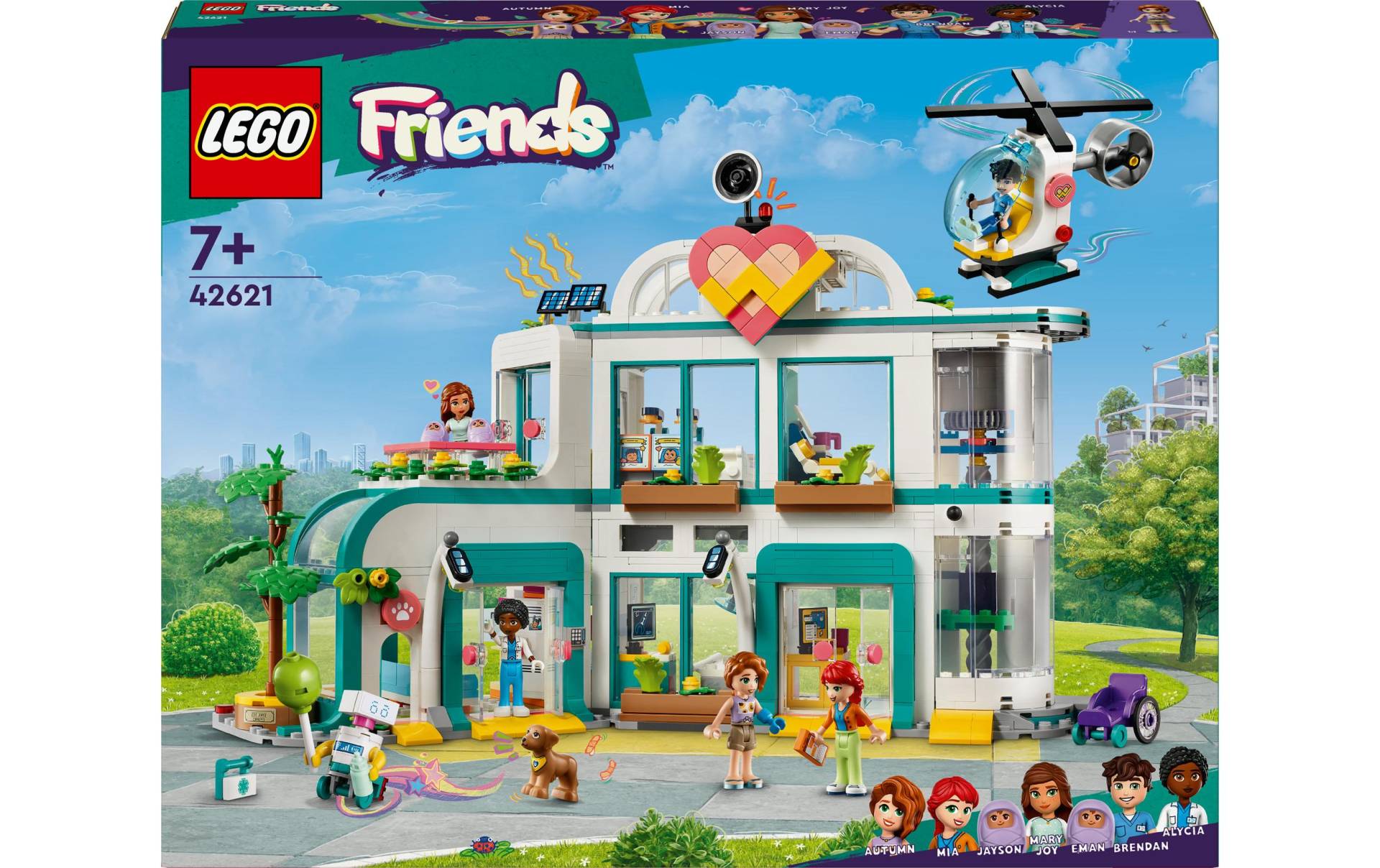 LEGO® Spielbausteine »Heartlake City Krankenhaus 42621«, (1045 St.) von lego®