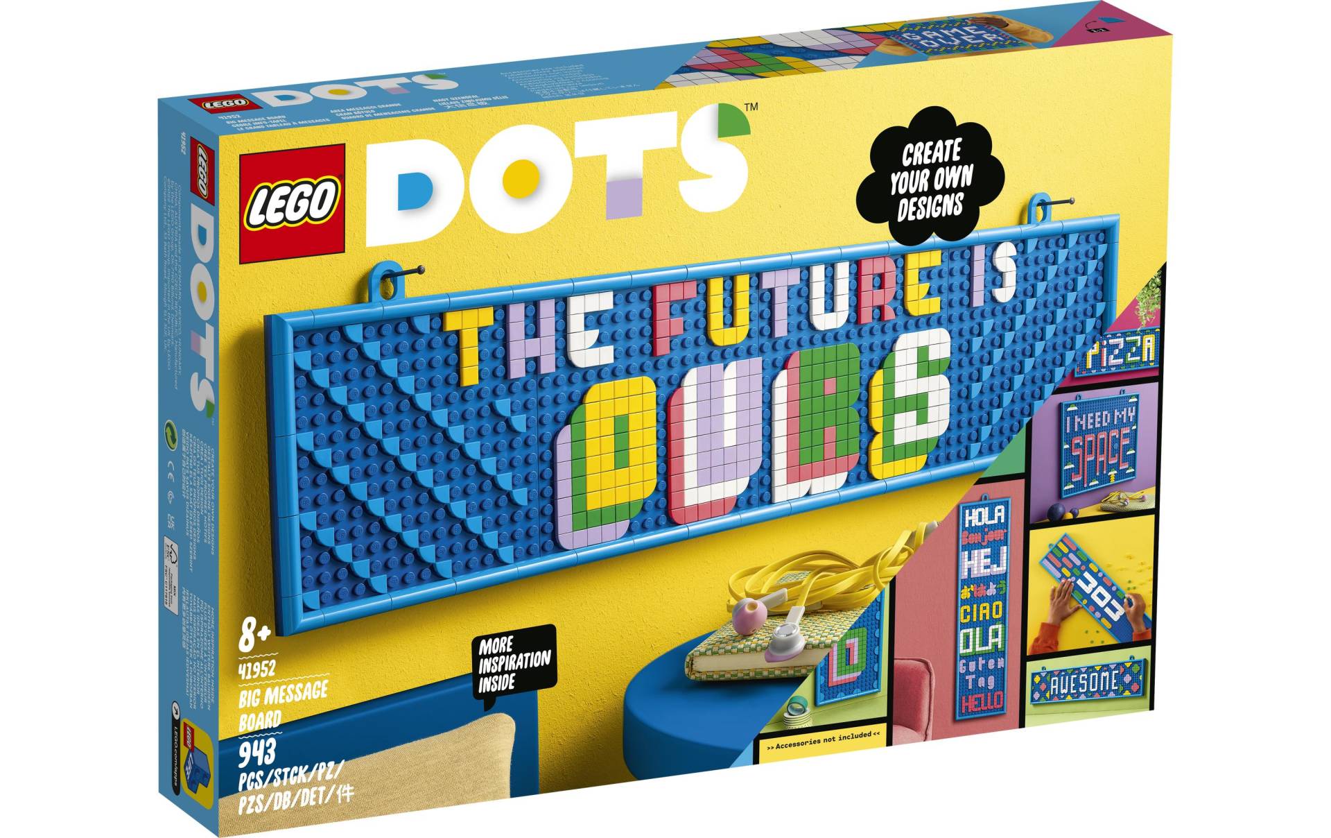 LEGO® Spielbausteine »LEGO DOTS Grosses Message-Board 41«, (943 St.) von lego®