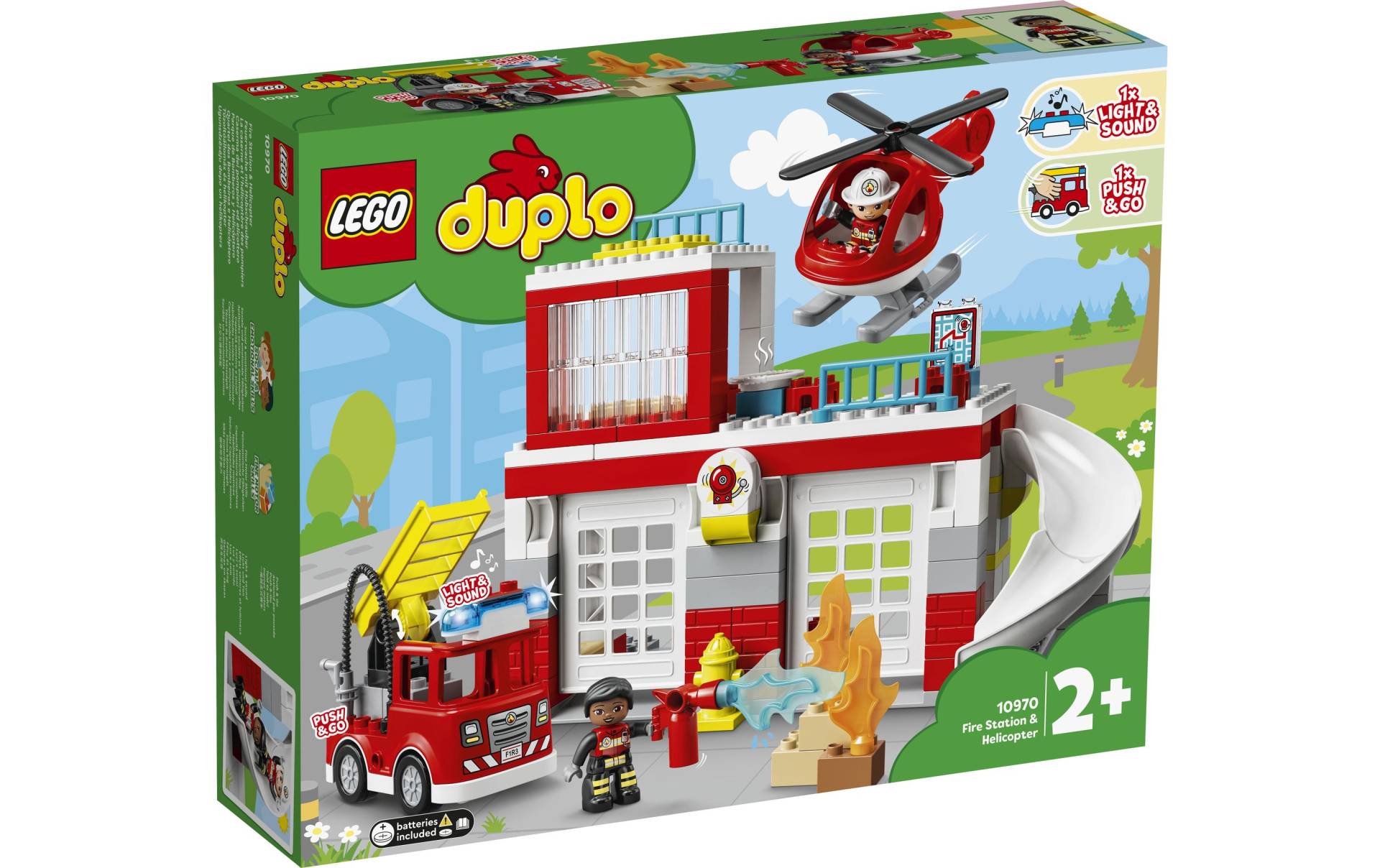 LEGO® Spielbausteine »LEGO DUPLO Feuerwehrwache mit Hub«, (117 St.) von lego®