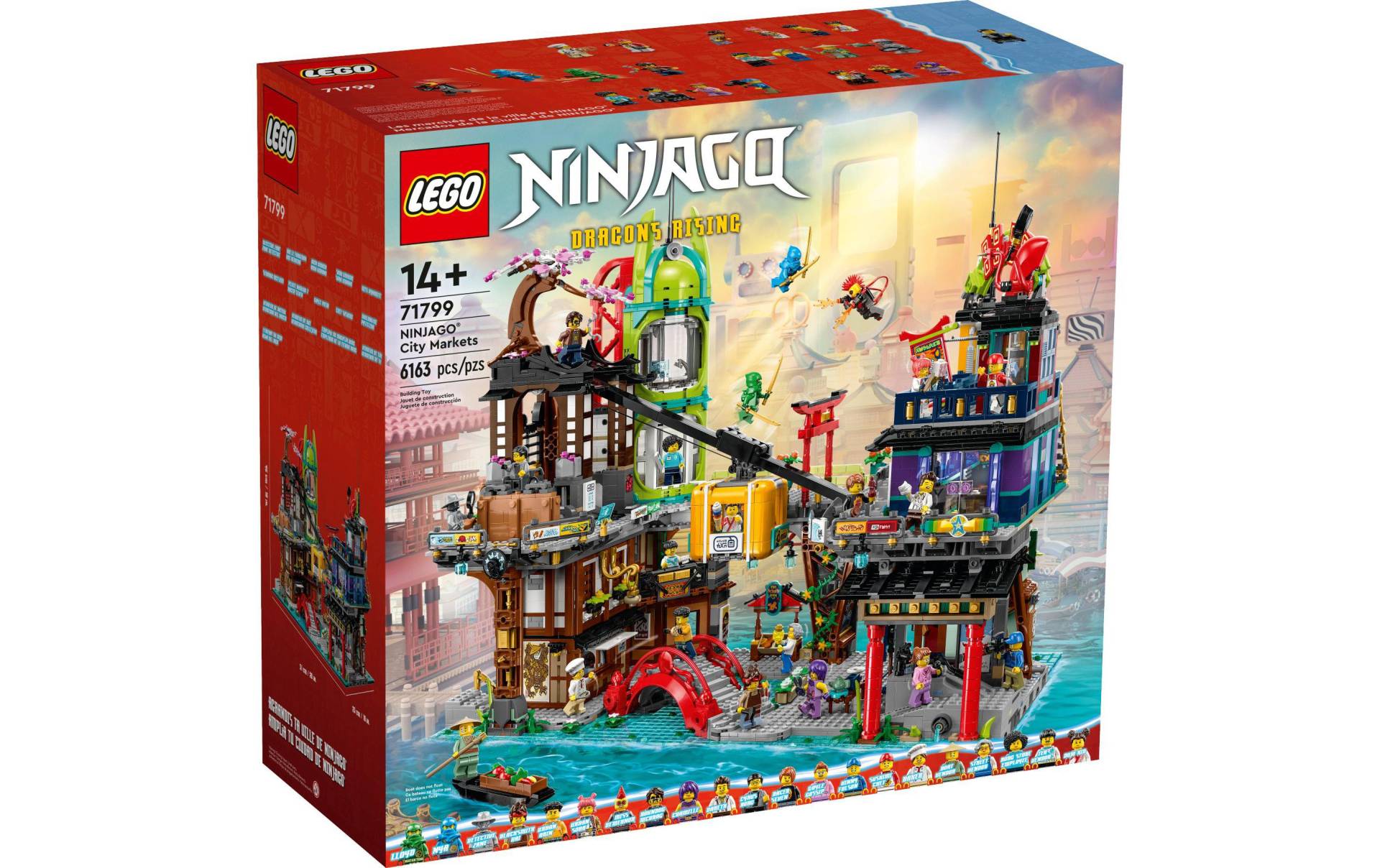 LEGO® Spielbausteine »Ninjago Die Märkte von Ninjago City 71799«, (6163 St.) von lego®