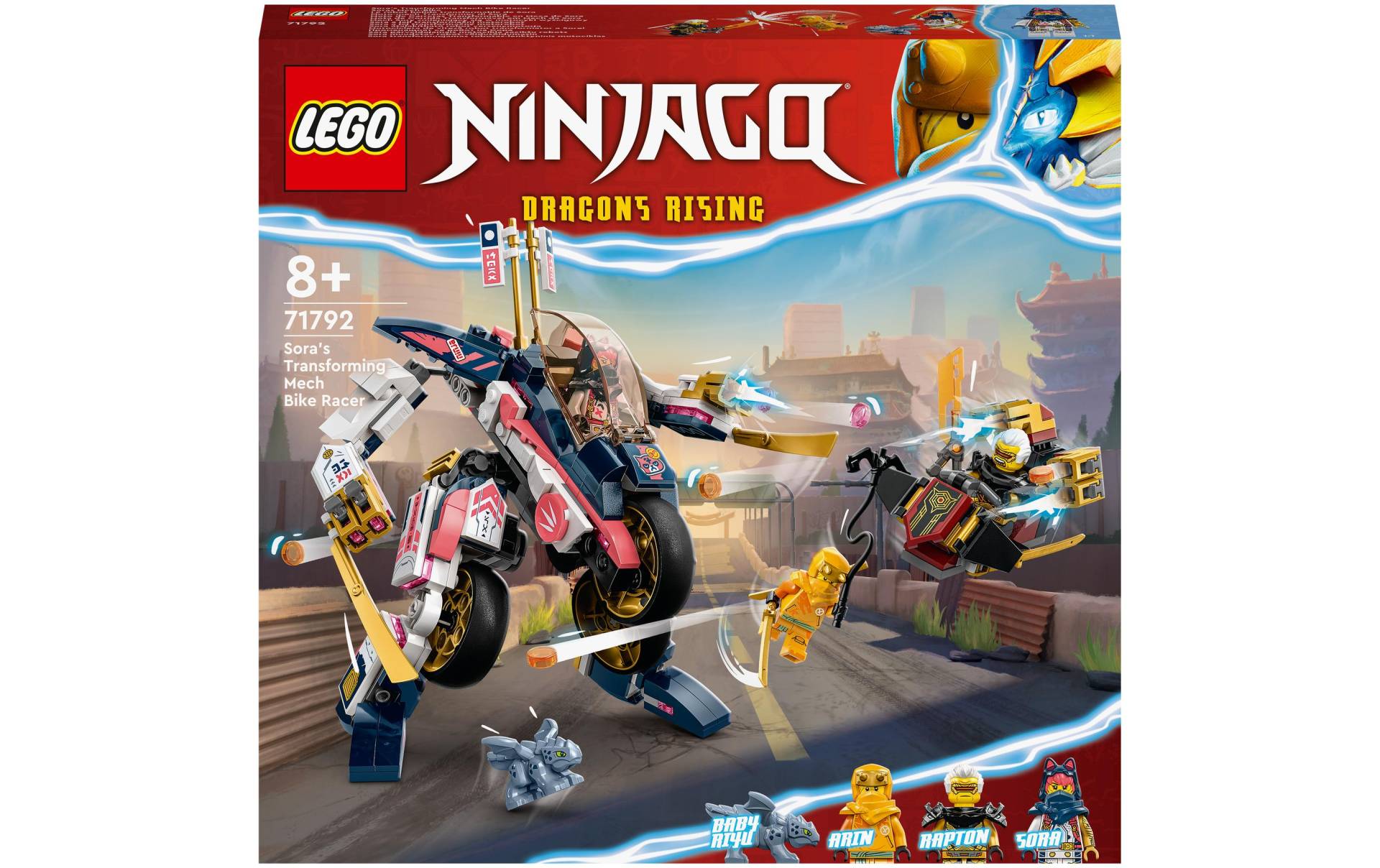 LEGO® Spielbausteine »Ninjago Soras Mech-Bike 71792«, (384 St.) von lego®