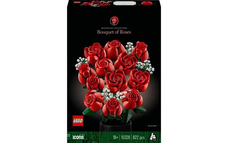 LEGO® Spielbausteine »Rosenstrauss 10328«, (822 St.) von lego®