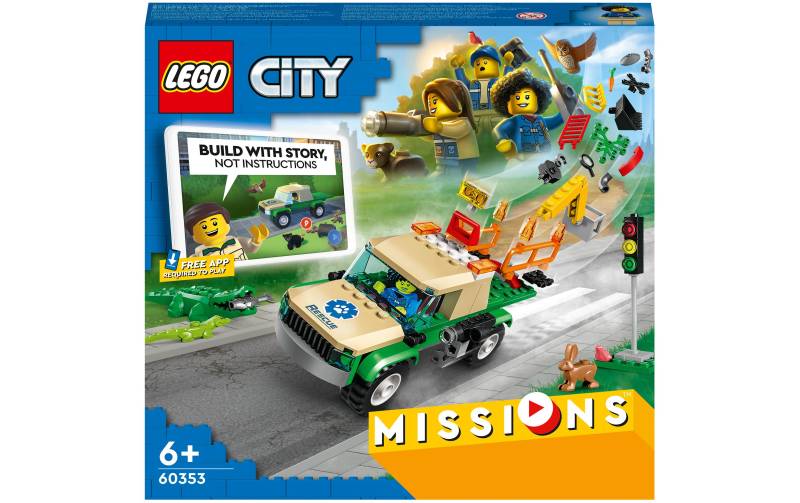 LEGO® Spielbausteine »Tierrettungsmissionen 60«, (246 St.) von lego®