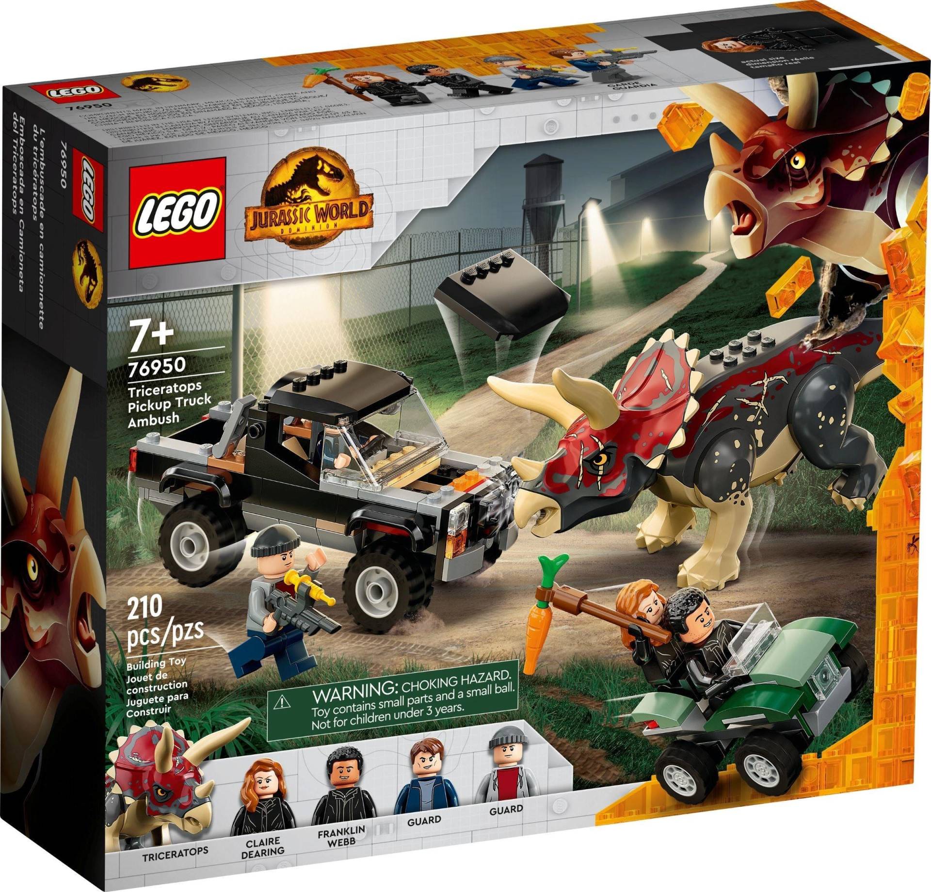 Lego Jurassic World Triceratops-angriff 76950 Unisex Multicolor von LEGO®