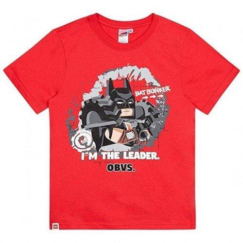 Batman Movie Tshirt Jungen Rot Bunt 104 von LEGO®