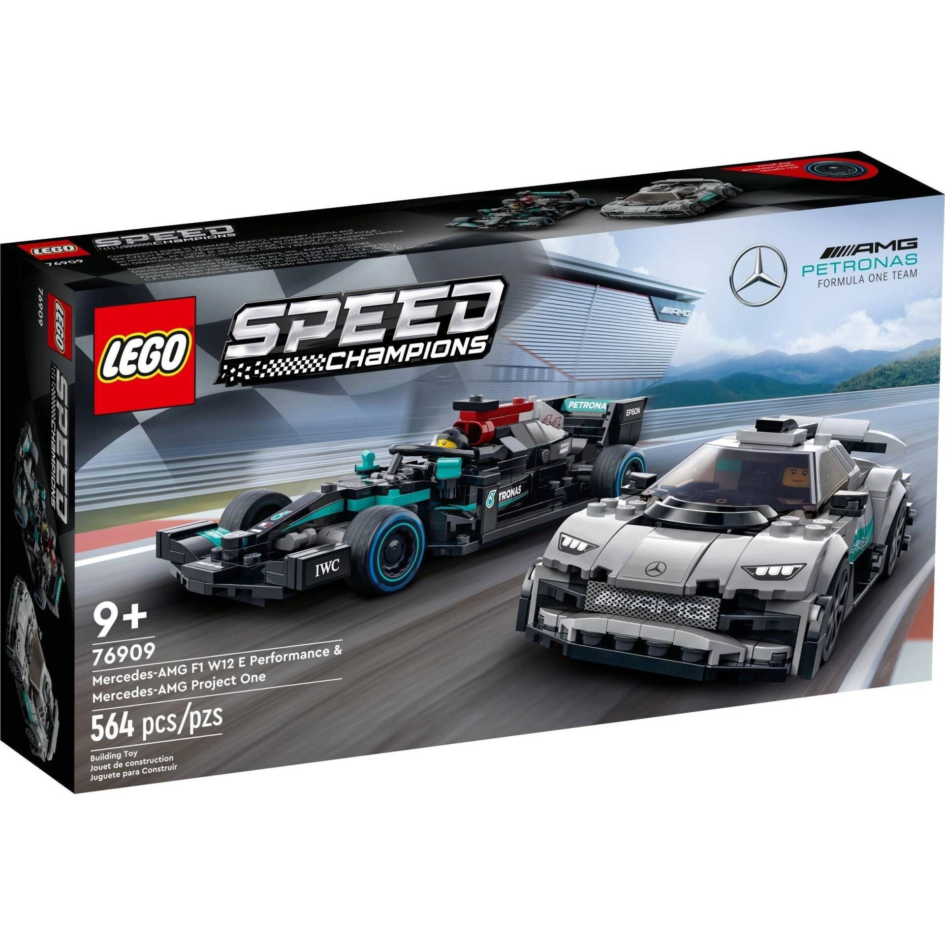 Lego Speed Champions Mercedes-amg F1 W12 E Performance & Mercedes-amg Project One 76909 Unisex Multicolor von LEGO®