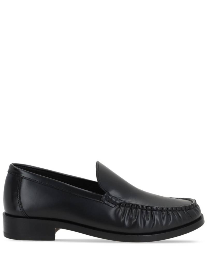 LEGRES Box leather loafers - Black von LEGRES