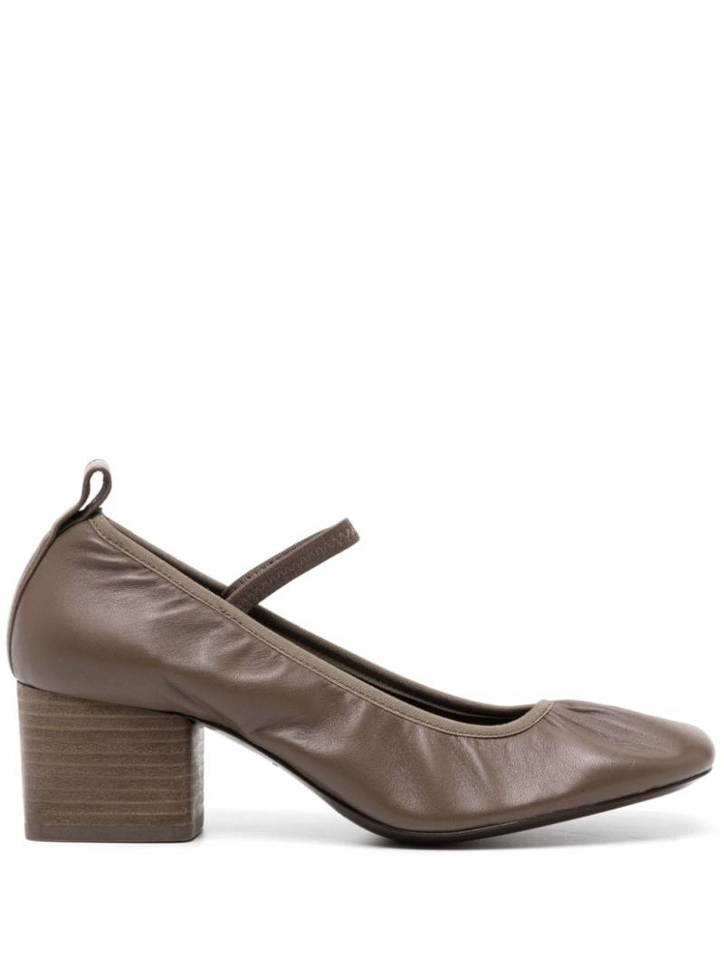 LEMAIRE 55mm square-toe pumps - Brown von LEMAIRE