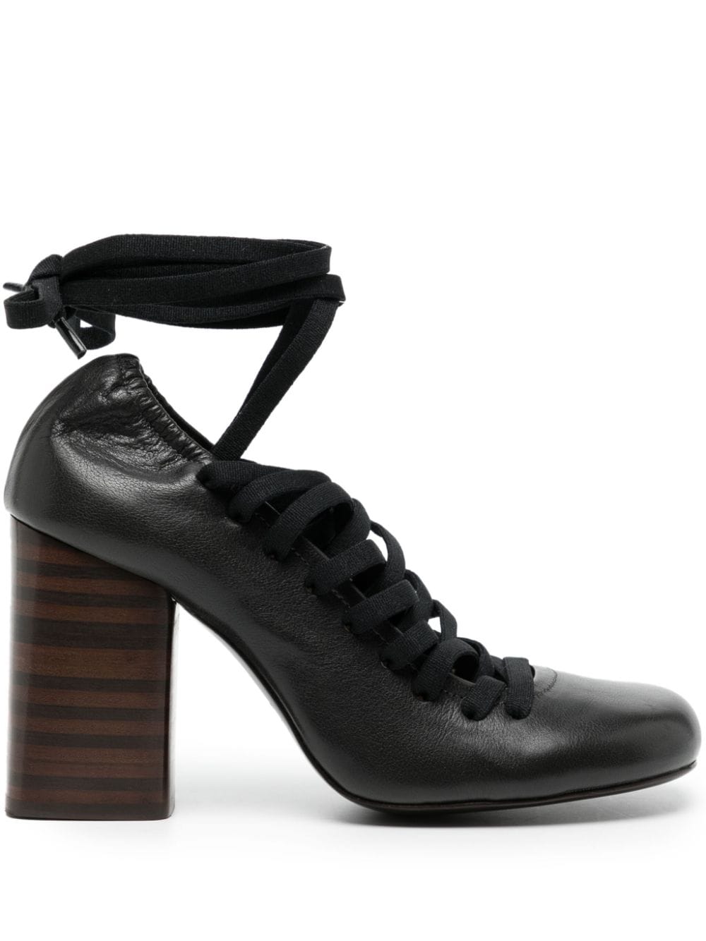 LEMAIRE 90mm lace-up pumps - Brown von LEMAIRE