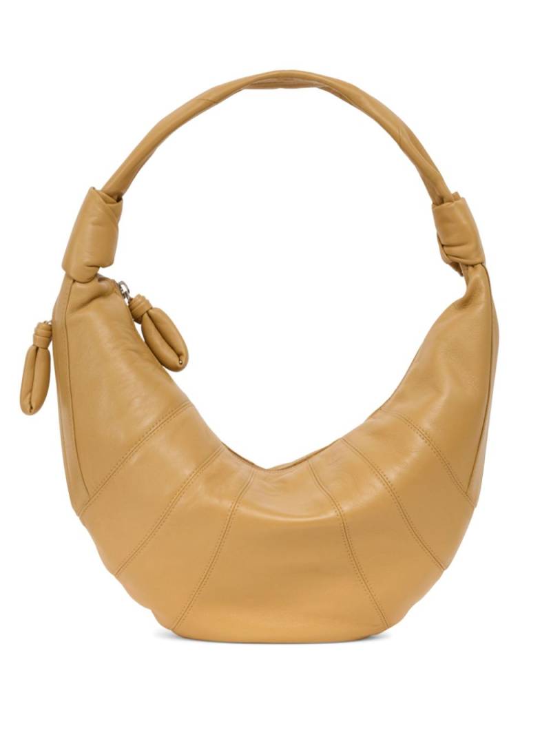 LEMAIRE Fortune Croissant leather tote bag - Yellow von LEMAIRE