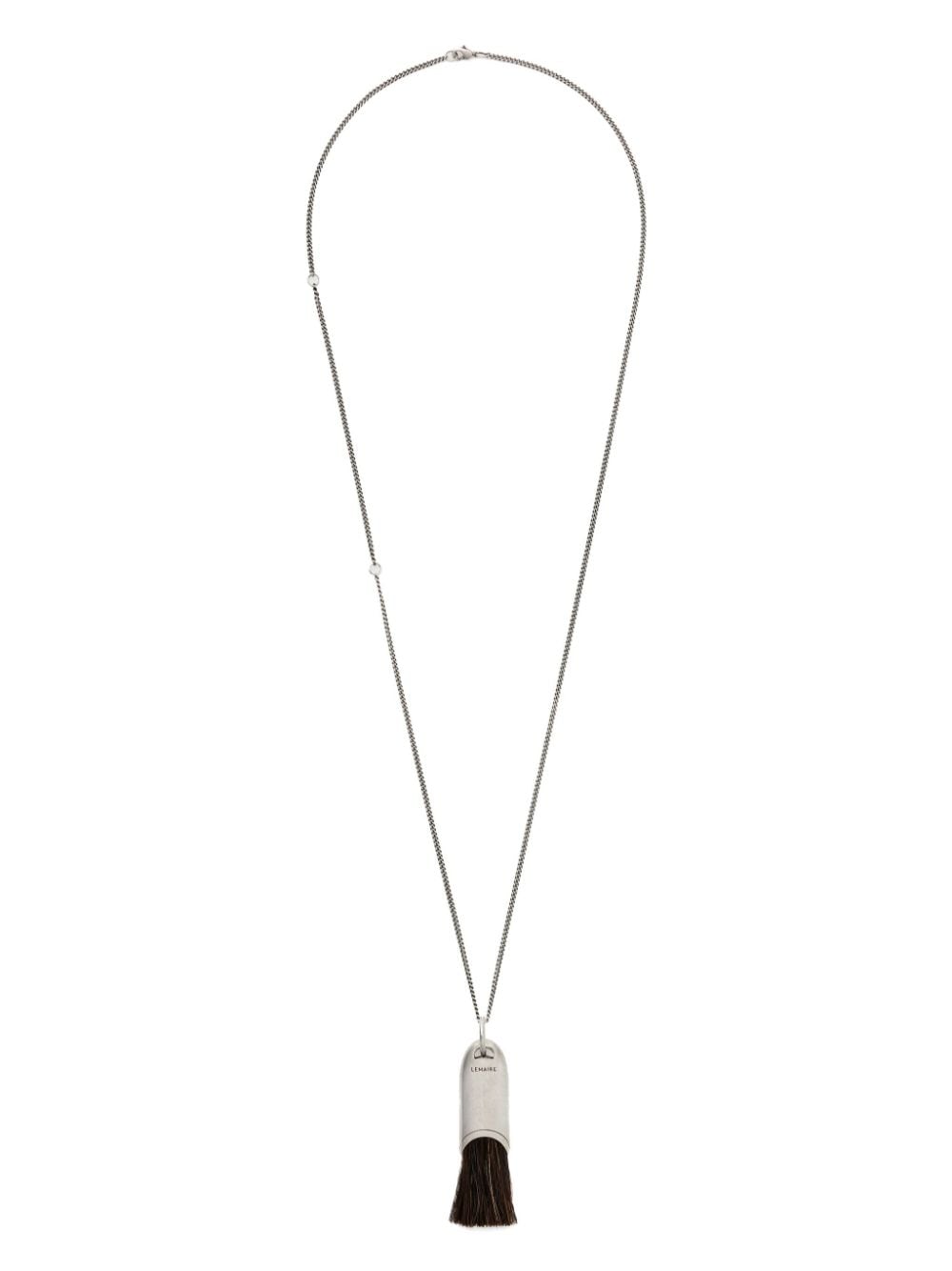 LEMAIRE Personal Brush necklace - Silver von LEMAIRE