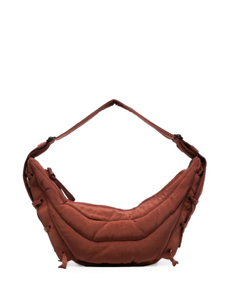 LEMAIRE Soft Game canvas crossbody bag - Brown von LEMAIRE