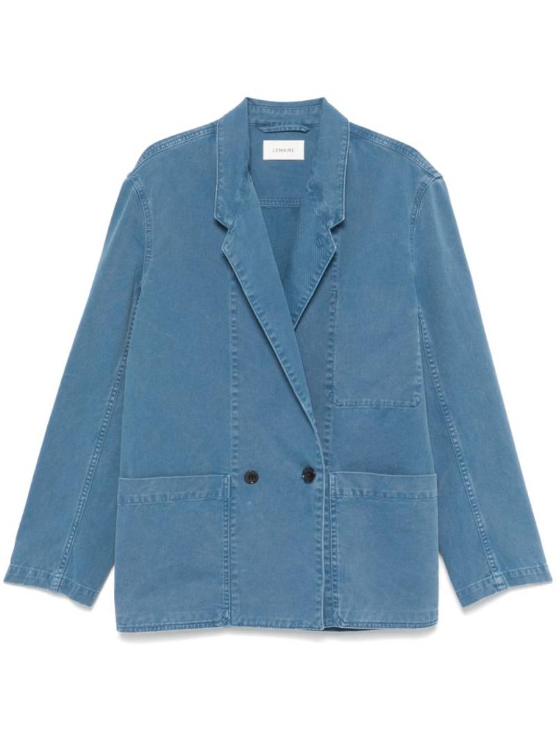 LEMAIRE Workwear blazer - Blue von LEMAIRE