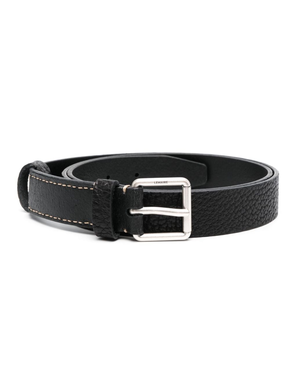 LEMAIRE ardillon-buckle leather belt - Black von LEMAIRE