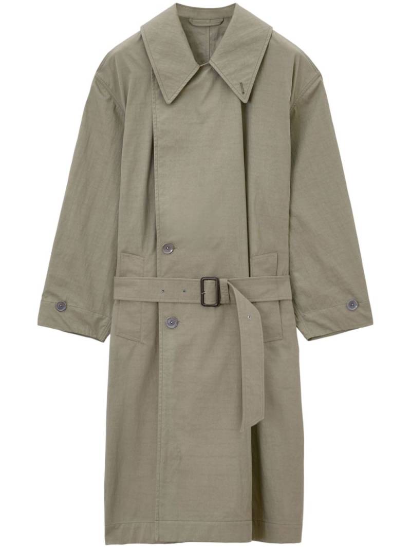 LEMAIRE belted trench coat - Green von LEMAIRE