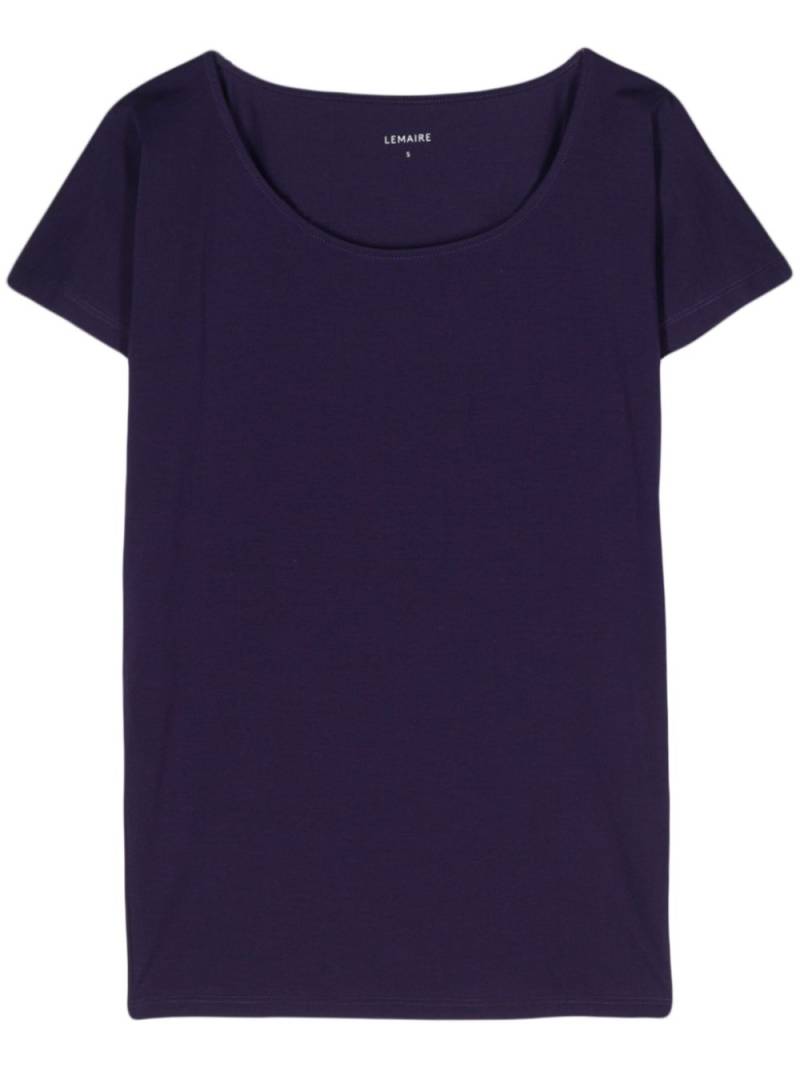 LEMAIRE boat-neck T-shirt - Purple von LEMAIRE