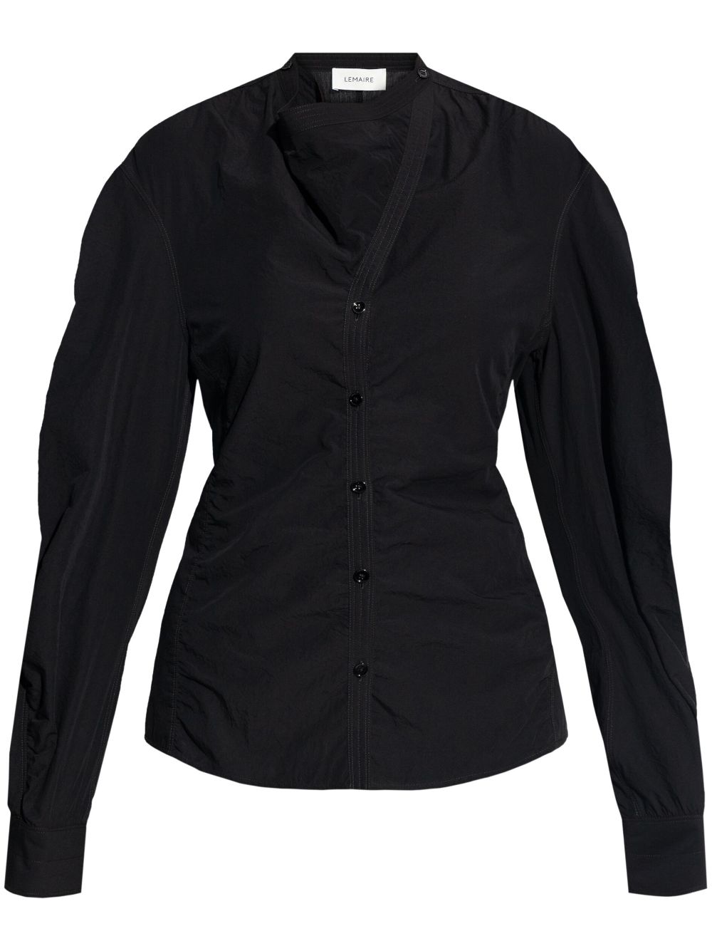 LEMAIRE cotton blouse - Black von LEMAIRE