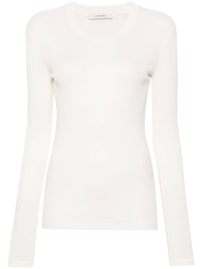 LEMAIRE cotton jersey T-shirt - White von LEMAIRE