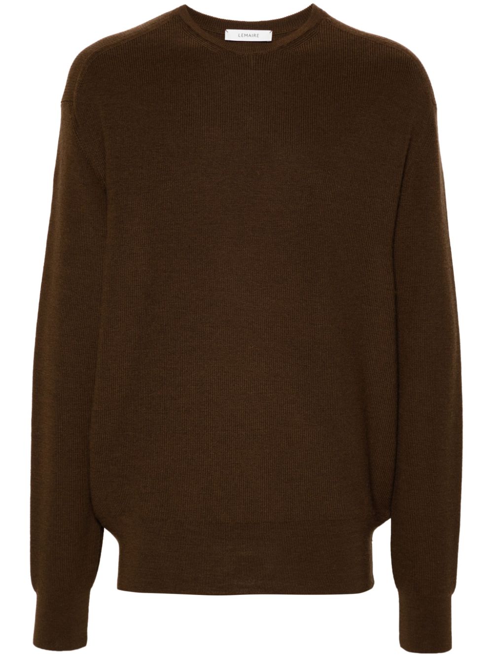 LEMAIRE crew-neck sweater - Brown von LEMAIRE