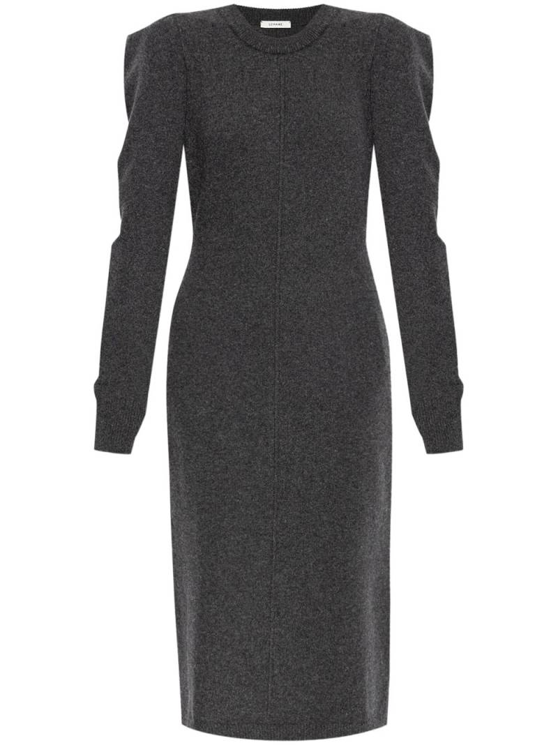 LEMAIRE crew-neck wool midi dress - Grey von LEMAIRE