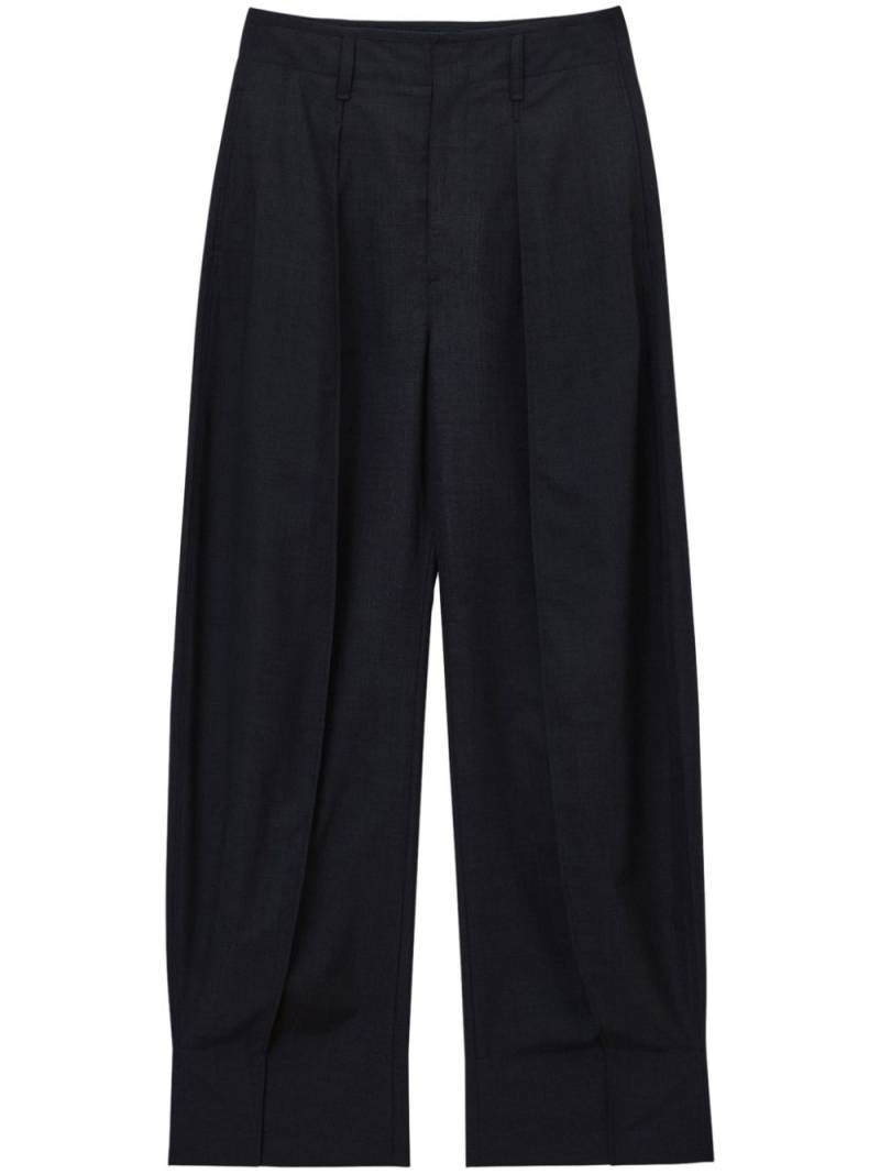 LEMAIRE curved-leg tailored trousers - Black von LEMAIRE