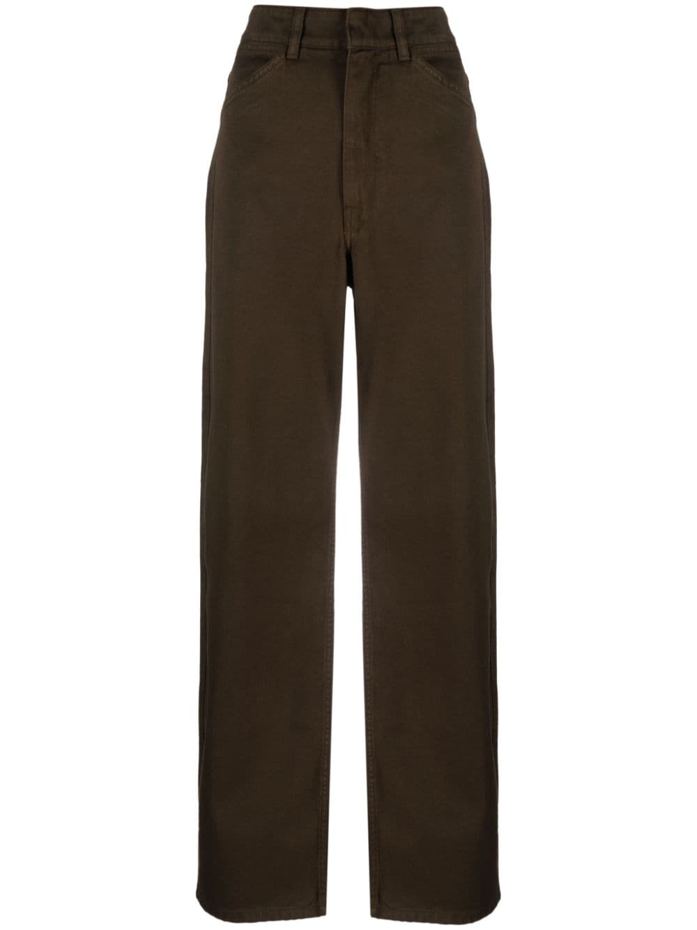 LEMAIRE curved straight-leg jeans - Brown von LEMAIRE
