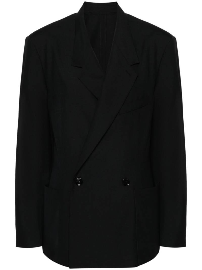 LEMAIRE double-breasted blazer - Blue von LEMAIRE