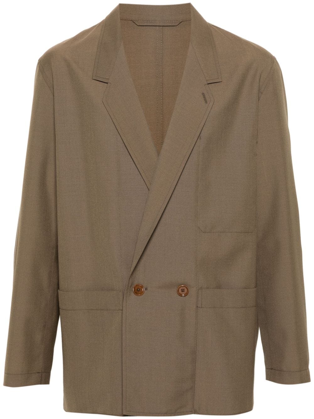 LEMAIRE double-breasted blazer - Brown von LEMAIRE