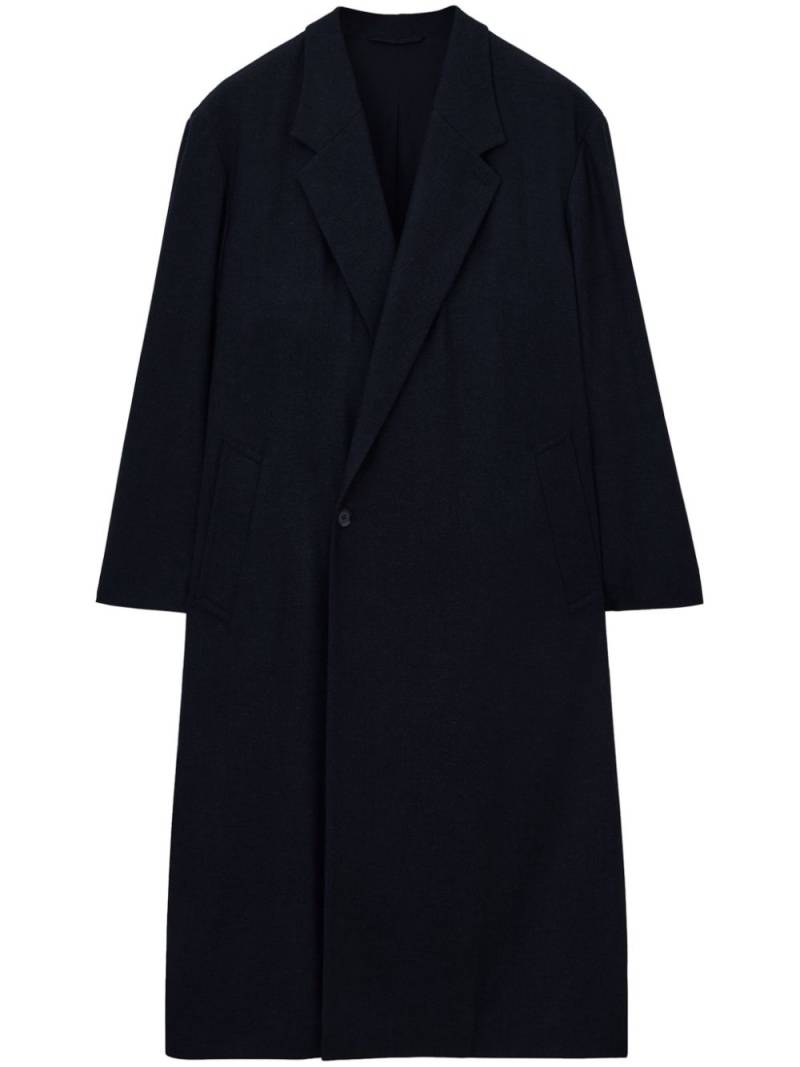 LEMAIRE double breasted maxi-coat - Grey von LEMAIRE