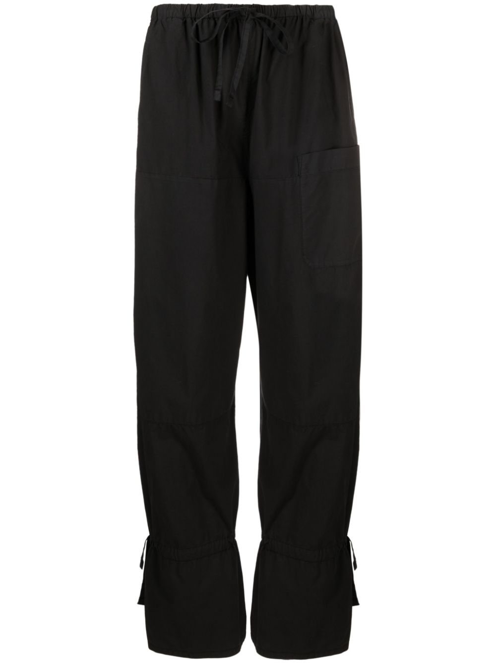 LEMAIRE drawstring parachute trousers - Black von LEMAIRE