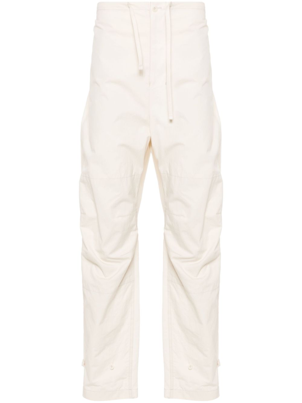 LEMAIRE drawstring-waist loose trousers - Neutrals von LEMAIRE