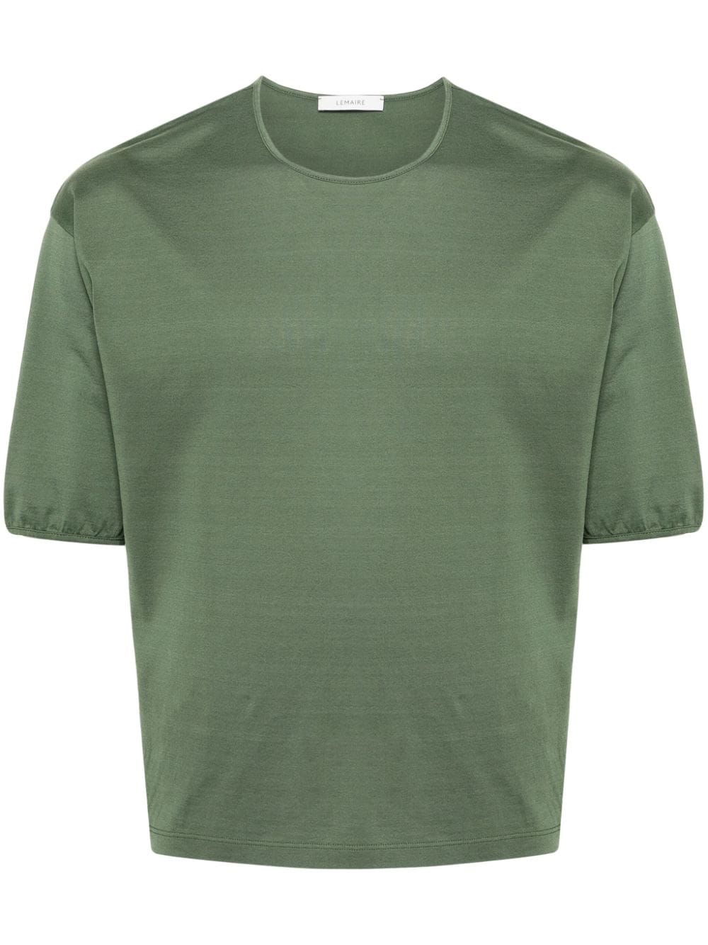 LEMAIRE drop-shoulder cotton T-shirt - Green von LEMAIRE
