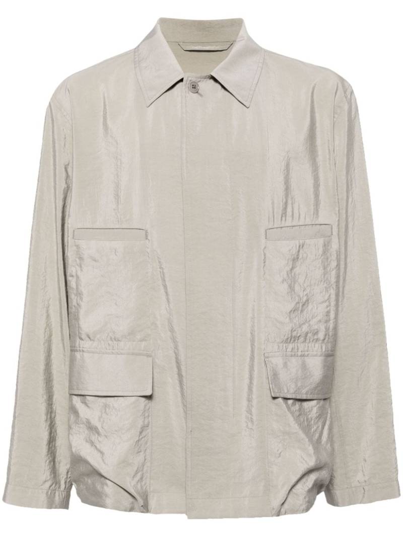 LEMAIRE four-pockets overshirt - Neutrals von LEMAIRE