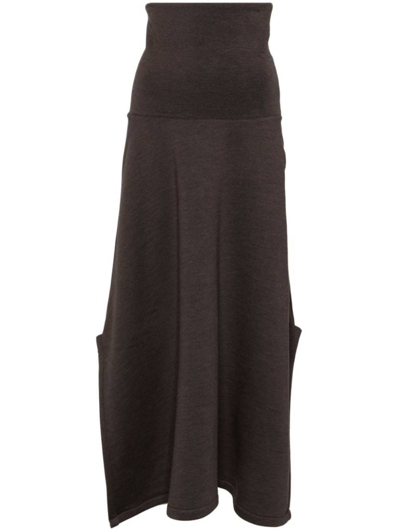 LEMAIRE high-rise A-line skirt - Brown von LEMAIRE