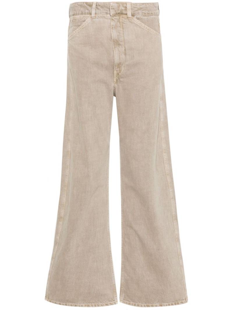 LEMAIRE high-waist wide-leg jeans - Neutrals von LEMAIRE