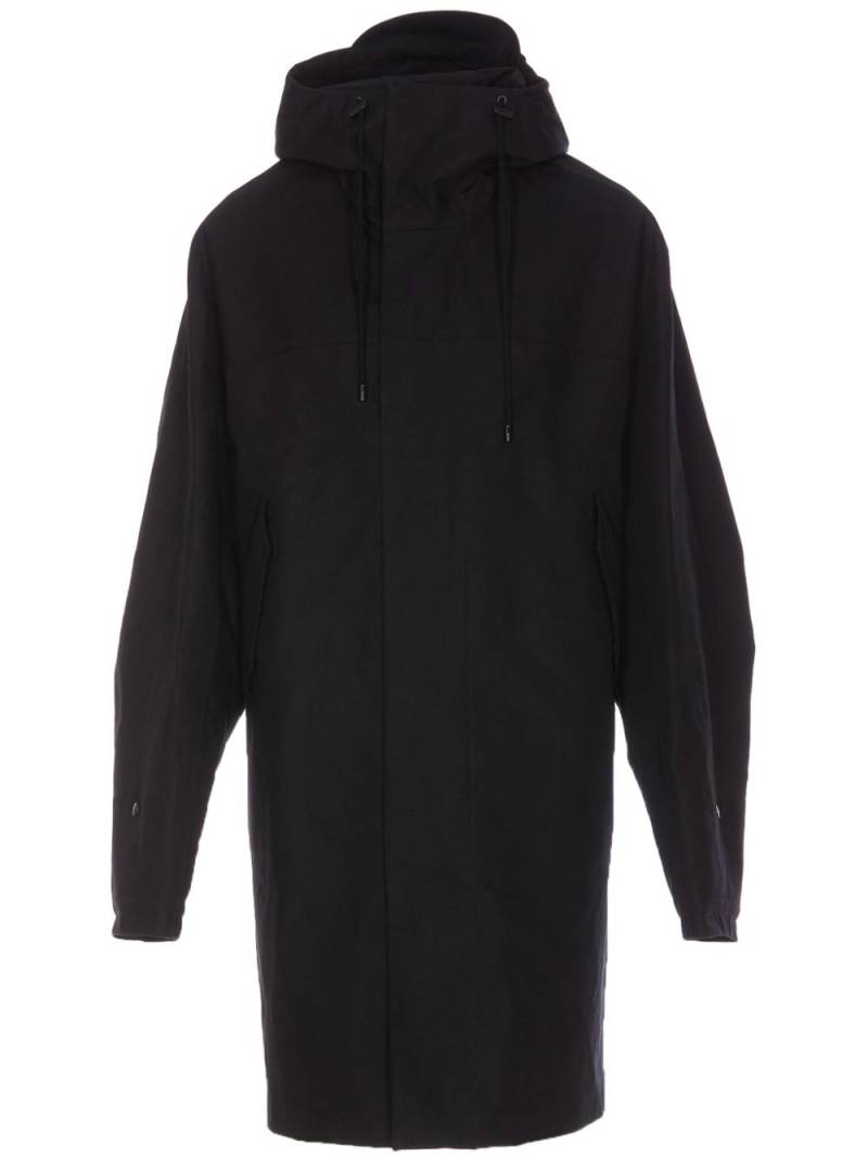 LEMAIRE hooded raincoat - Black von LEMAIRE