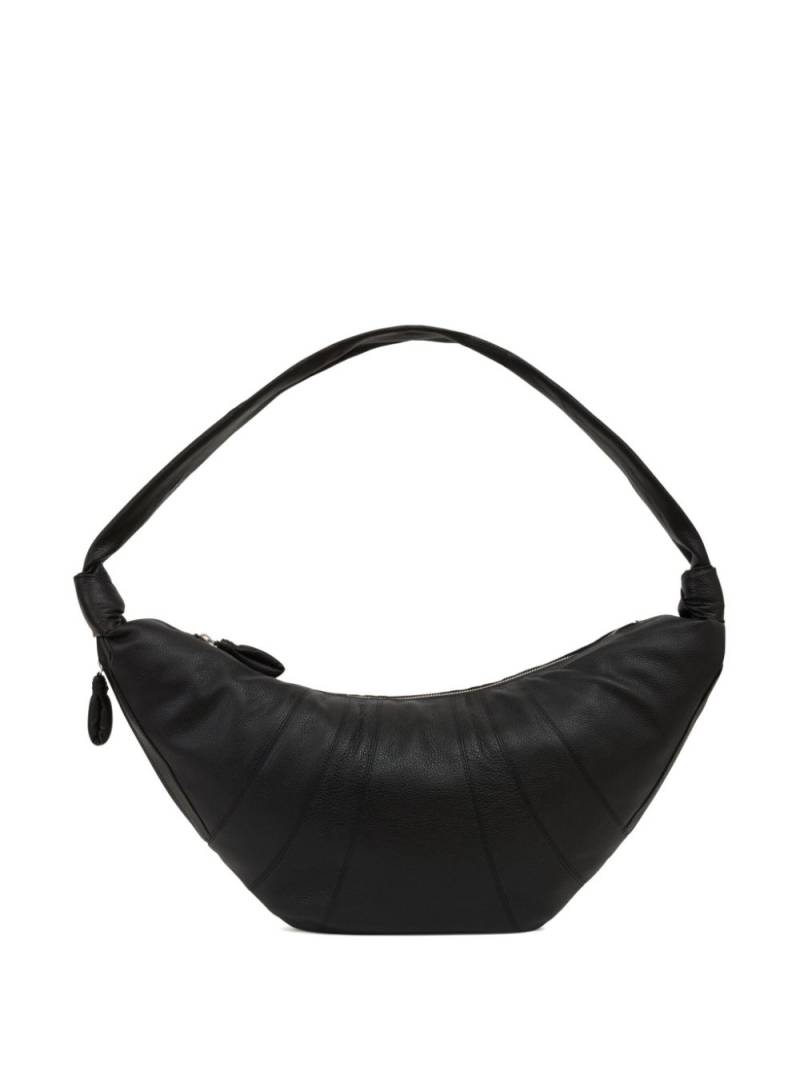 LEMAIRE large Croissant leather shoulder bag - Black von LEMAIRE