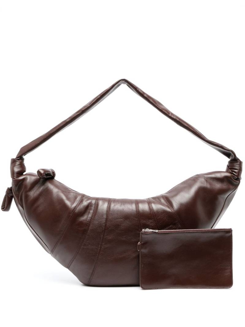 LEMAIRE large Croissant leather shoulder bag - Brown von LEMAIRE