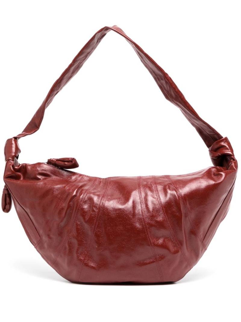 LEMAIRE large Croissant shoulder bag - Red von LEMAIRE