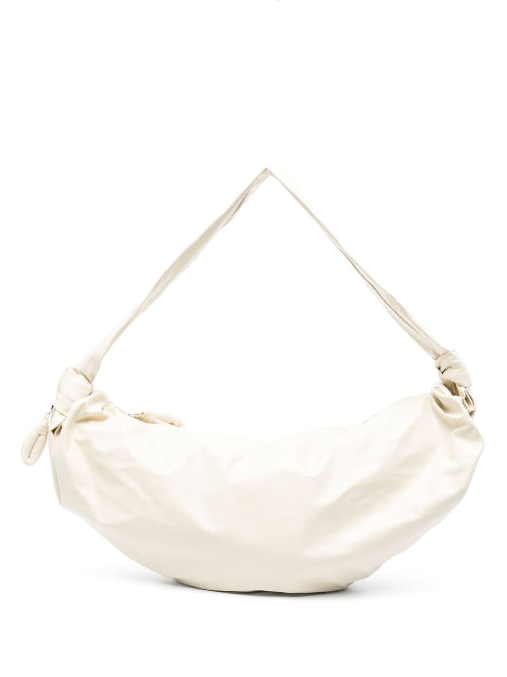 LEMAIRE large Croissant shoulder bag - White von LEMAIRE