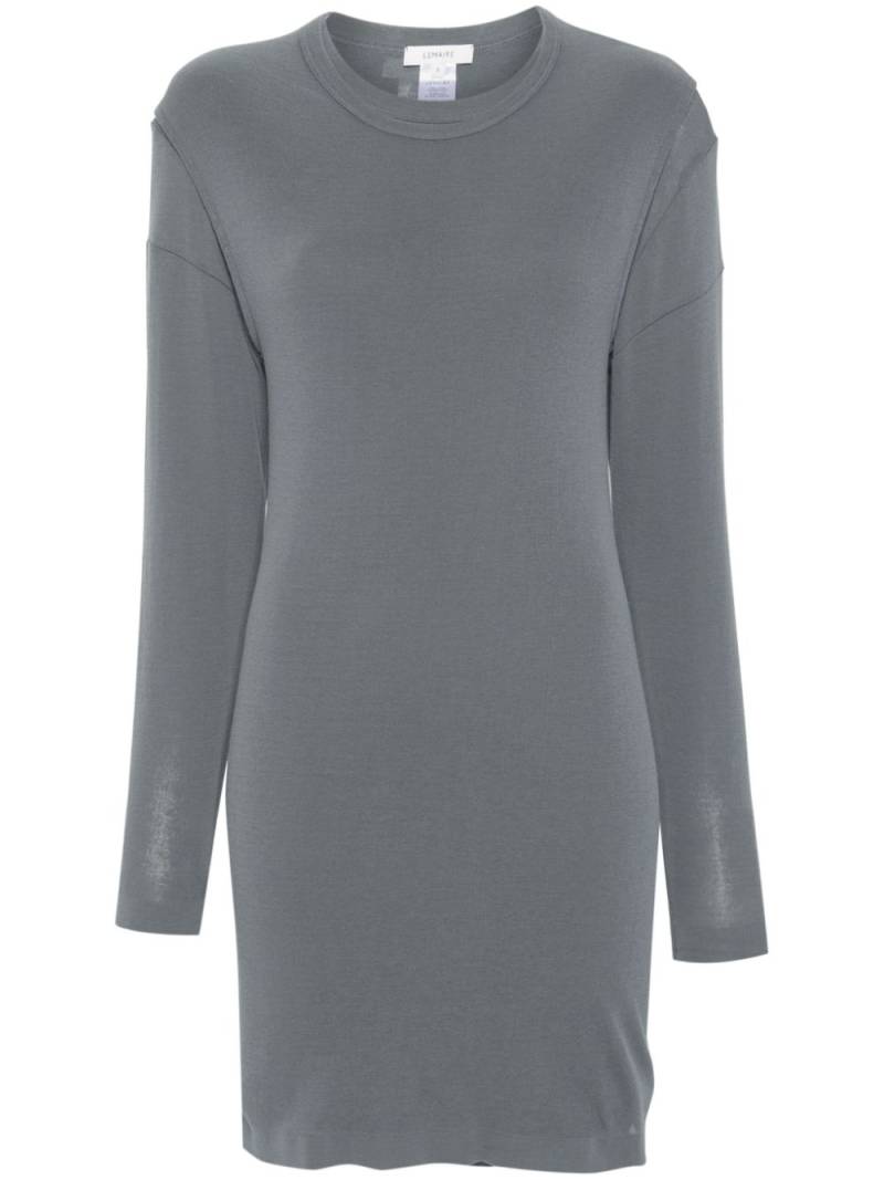 LEMAIRE layered knitted mini dress - Grey von LEMAIRE