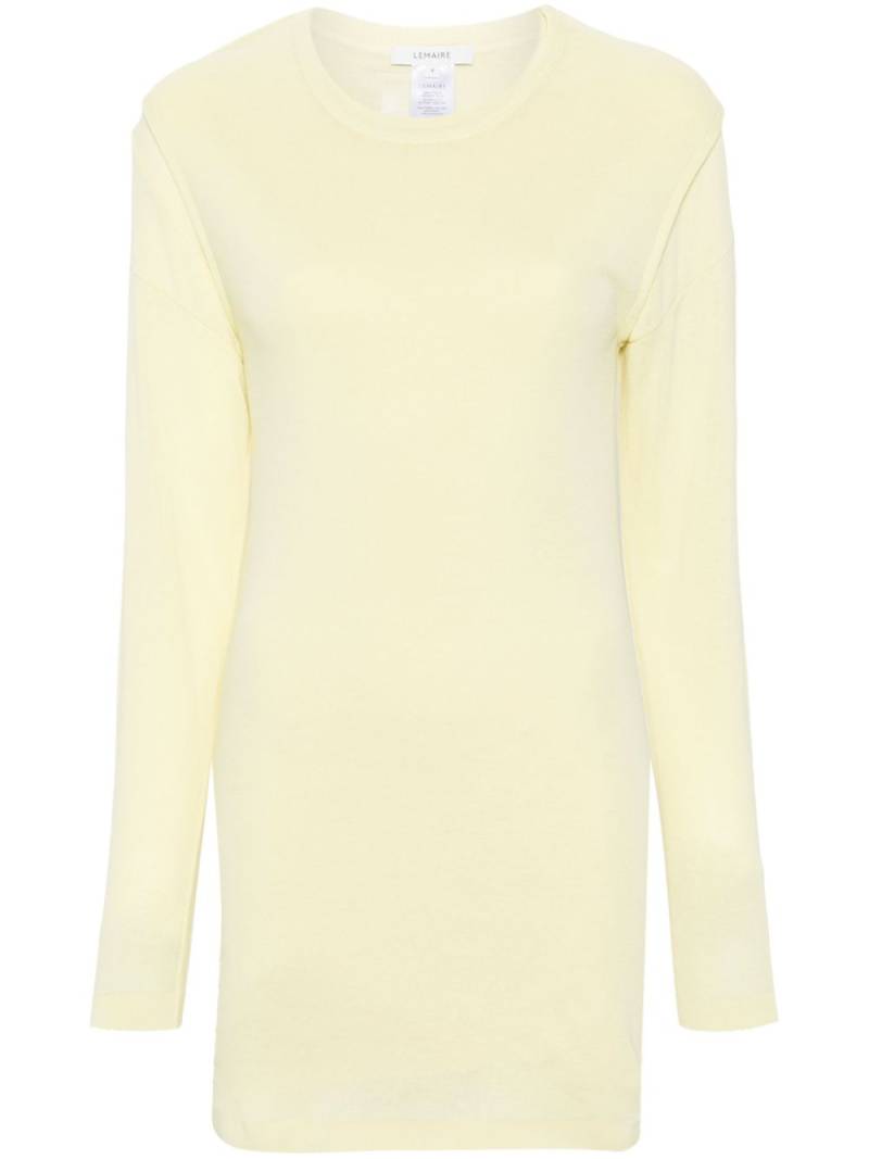 LEMAIRE layered knitted mini dress - Yellow von LEMAIRE