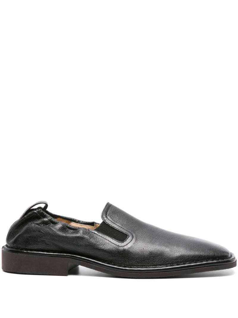 LEMAIRE leather slip-on loafers - Black von LEMAIRE